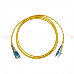 Kabel patchcord SC/PC-LC/PC 9/125 duplex 50m AirFG-35871