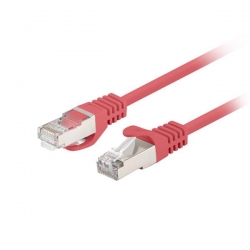 Kabel patchcord FTP kat.6 HQ 0,25m czerwony -35917