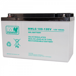 Akumulator żelowy bezobsługowy MWLG 12V 100Ah-36117