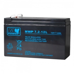 Akumulator żelowy bezobsługowy MWP 12V 7,2Ah-36160