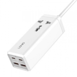 Listwa zasilająca 1xAC 2xUSB 2xUSB-C 65W 2m 2500W-36175