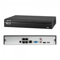 Rejestrator IP 4-kanałowy BCS-L-NVR0401-4KE-4P-36229