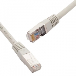 Kabel patchcord S/FTP LSOH kat.6A 0,5m szary-36366