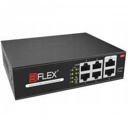 Switch PoE Eiflex EI-H1064PL 4xPoE 6xFE 2xUplink-36622