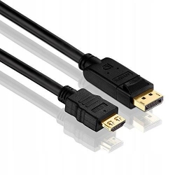 Kabel DisplayPort-HDMI 1080p 30Hz HD 3D DP12 3m-36739