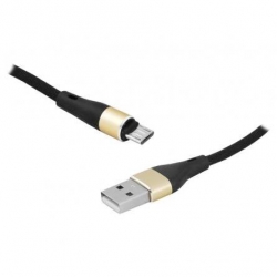 Kabel USB wt.A/wt mikro USB/micro-USB 2m Czarny-36845