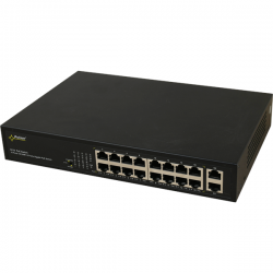 Switch PoE Pulsar S116 16xPoE 2xUplink 160W-36857