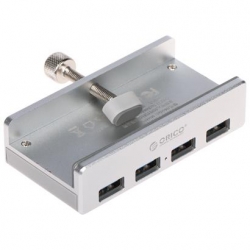 Hub USB 3.0 1x4 5Gbs MH4PU-SV-BP do blatu/ramki-36956