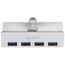 Hub USB 3.0 1x4 5Gbs MH4PU-SV-BP do blatu/ramki-36957