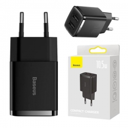 Ładowarka sieciowa Quick Charger 2xUSB 10,5W-37325