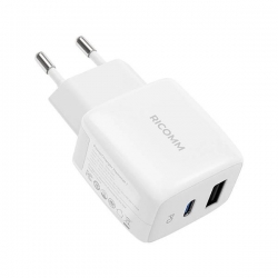 Ładowarka sieciowa 25W Ricomm RC252 EU 1xUSB-A 1xU-37425