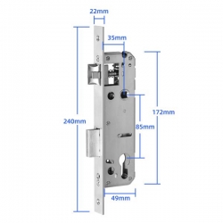 Zamek wpuszczany 3585 dla SmartLock RCF-37500