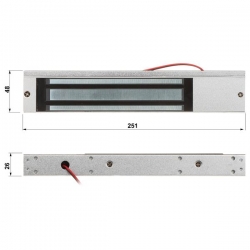 Zwora elektromagnetyczna ML-280 280kg sygnal. LED-37773