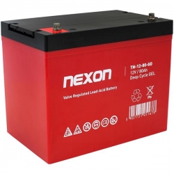 Akumulator żelowy bezobsługowy Nexon 12V 80Ah-38052