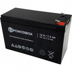 Akumulator AGM bezobsługowy Powerbox 12V 7,5Ah-38134