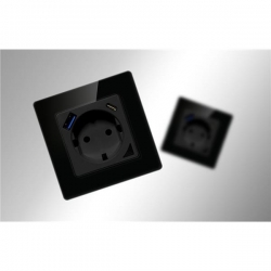 Gniazdo elektryczne 2P+Z Wi-Fi USB i USB-C Avatto-39556
