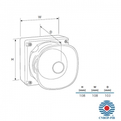Sygnalizator akustyczny CAS381WP adresowalny IP66-39630