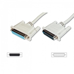 Kabel przedłużacz RS-232 25pin M/F 10m-39642
