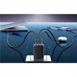 Ładowarka sieciowa GaN 65W Vention FERW0 2xUSB-C/A-39798