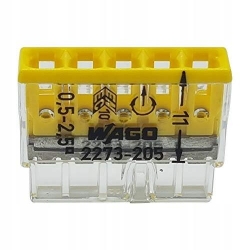 Złącze elektryczne WAGO 5x2,5 typ 2273-205-40030
