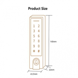 Kontroler dostępu RCF KeyB-G pin, czytnik MF, BT-40045