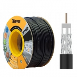 Przewód RG-6 T100 16PAtC Televes 1,05Cu 100m-40120