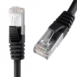 Kabel patchcord S/FTP LSOH kat.8.1 0,5m czarny-40122