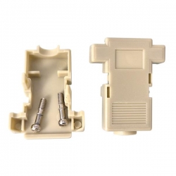 Obudowa złącza D-SUB 9pin ivory zatrzask-40160