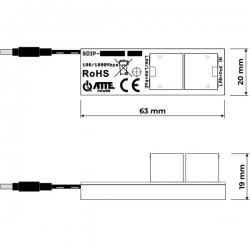 Przetwornica napięcia SDIP-12-124 PoE 35-56V/12VDC-40349