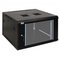 Szafa wisząca RW666 6U 19" czarna-40615