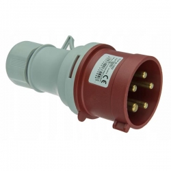 Wtyk siłowy 5p 32A 400V IP44 na kabel-40792