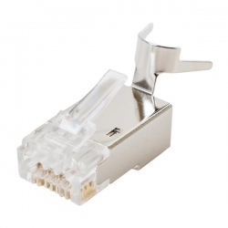 Wtyk modularny RJ-45 8p8c kat.7 ekranow przelotowy-40796