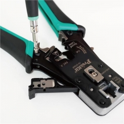 Zaciskarka wtyków RJ-45 przelot. kat.7 CP-376AR-40812