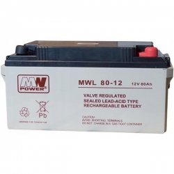 Akumulator żelowy bezobsługowy MWL 12V 80Ah-40939
