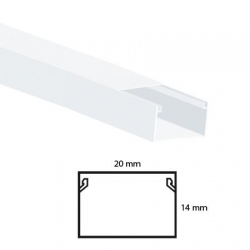 Listwa elektro. korytko kablowe 20x14 taśma brąz 2-40978