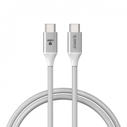 Kabel USB wt.C/wt.C Orico 100W 1m SQ biały-41075