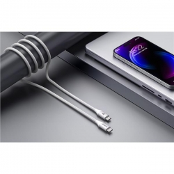 Kabel USB wt.C/wt.C Orico 100W 1m SQ biały-41077