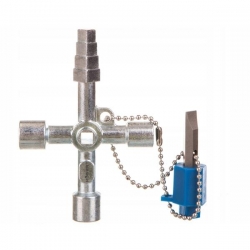 Klucz uniwersalny do szafek elektrycznych 4w1-41122