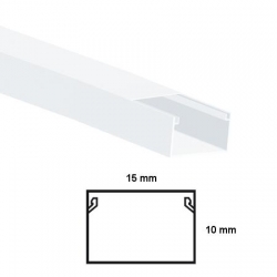 Listwa elektro. korytko kablowe 15x10 BLK taśma 2m-41177