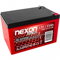 Akumulator żelowy bezobsługowy Nexon 12V 15Ah-41210