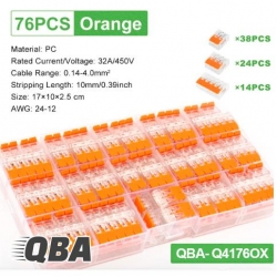 Zestaw szybkozłączek elektrycznych Q4176OX 76szt-41212