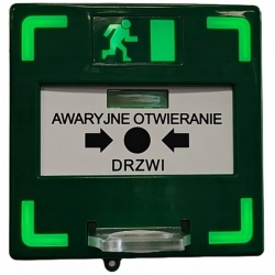 Przycisk wyjścia ewakuacyjnego Fox GREEN-LED BUZZ-41409