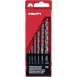 Zestaw wierteł krętych HSS-G 2-8mm 6szt-41589