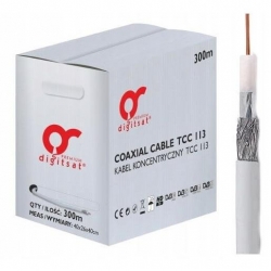 Przewód RG-6 Tri-Shield 1,13Cu Premium 300m-41812