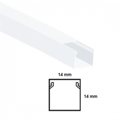 Listwa elektro. korytko kablowe 15x10 brąz 2m-42111