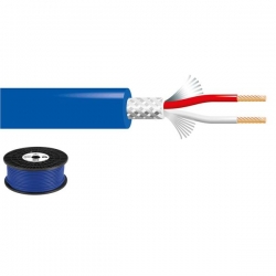 Przewód mikrofonowy 2x0,22 MLC-152/BL 100m-42186