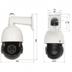 Kamera IP Speed Dome OMEGA-40P18-6-AI 5Mpix 5,35-9-42357