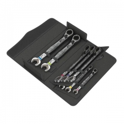 Zestaw kluczy płasko-oczkowych z grzechotką Joker -42391