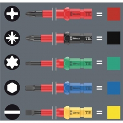 Zestaw wkrętaków z wymiennymi końcówkami Kraftform-42393