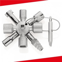 Klucz uniwersalny do szafek elektrycznych TwinKey-42402